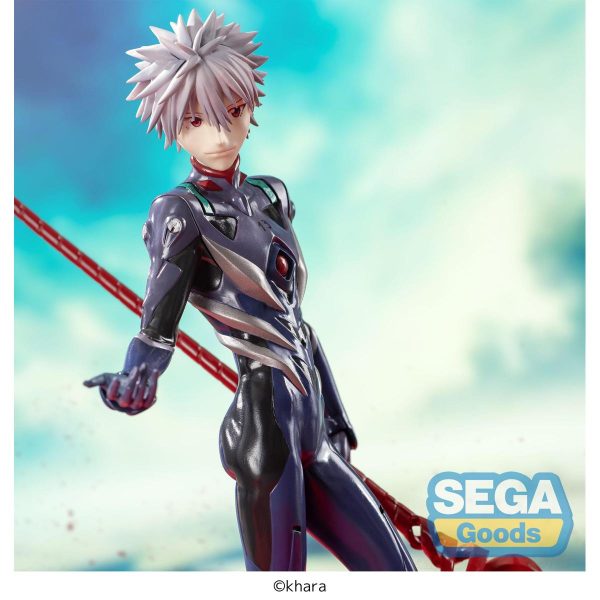 Figura de Kaworu Nagisa con Lanza de Longinus de 21 cm - Evangelion 3.0 + 1.0 Thrice Upon a Time - Edición Limitada Luminasta - Imagen 3