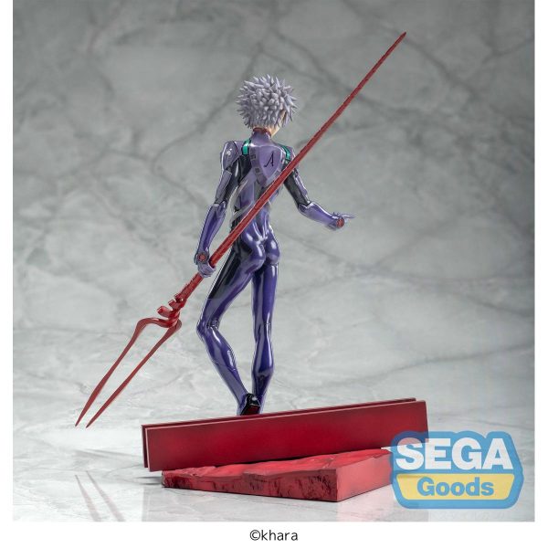 Figura de Kaworu Nagisa con Lanza de Longinus de 21 cm - Evangelion 3.0 + 1.0 Thrice Upon a Time - Edición Limitada Luminasta - Imagen 2