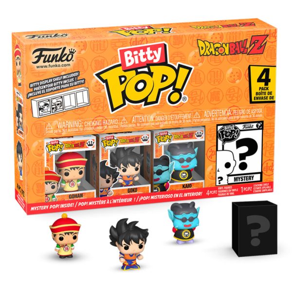 Figuras Bitty POP Dragon Ball Z Gohan en blister de 4 unidades - ¡Colecciónalas ya!