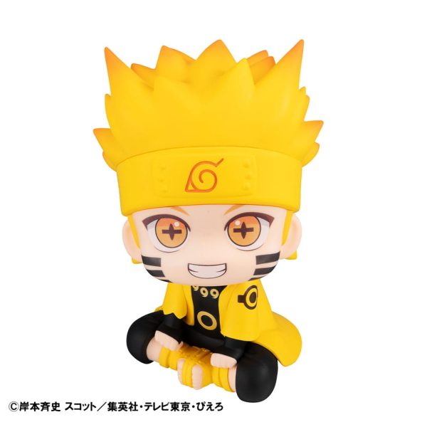 Figuras Naruto Shippuden Estatua Look Up Naruto Uzumaki Six Paths Sage Mode & Minato Namikaze 11 cm (with gift) - Imagen 4