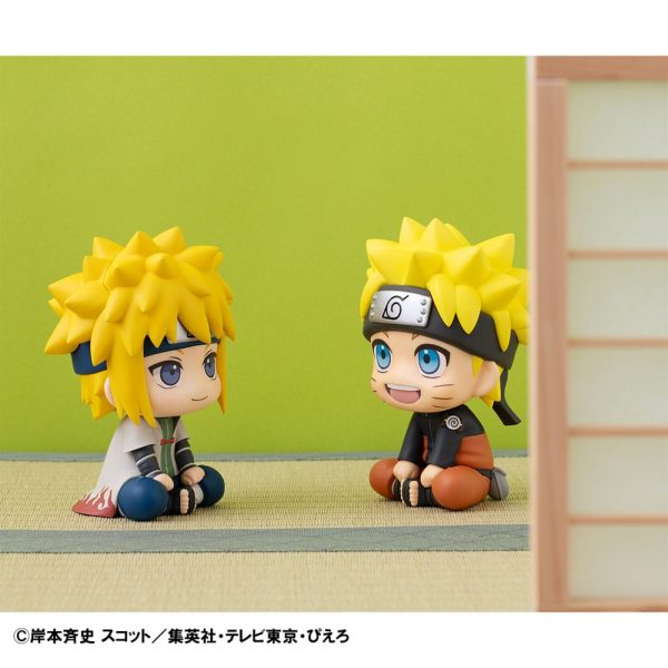 Figuras Naruto Shippuden Estatua Look Up Naruto Uzumaki Six Paths Sage Mode & Minato Namikaze 11 cm (with gift) - Imagen 6
