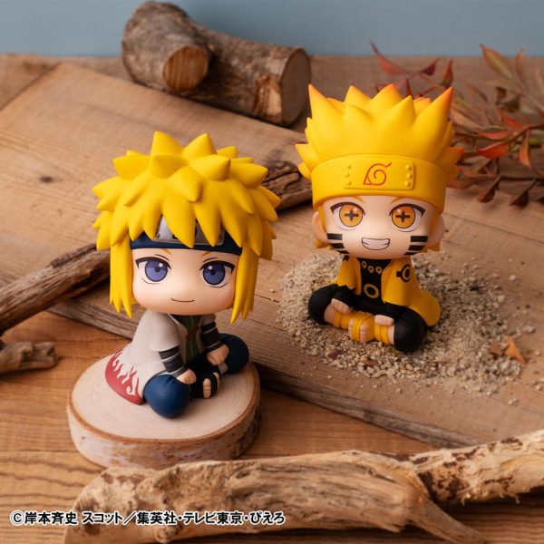 Figuras Naruto Shippuden Estatua Look Up Naruto Uzumaki Six Paths Sage Mode & Minato Namikaze 11 cm (with gift) - Imagen 7