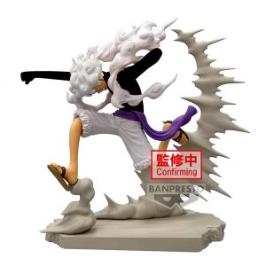 Figura Monkey d Luffy Gear 5 Senkozekkei One Piece 7cm