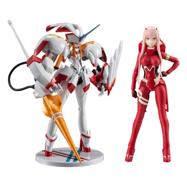 Figuras Darling in the Franxx S.H. Figuarts x The Robot Spirits Zero Two & Strelizia