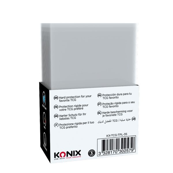 Fundas transparentes para TCG - Pack de 25 unidades, tamaño 76,2 x 101,6 mm - Imagen 2