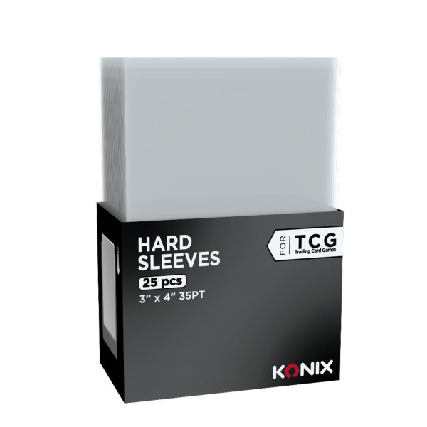 Fundas transparentes para TCG - Pack de 25 unidades, tamaño 76,2 x 101,6 mm