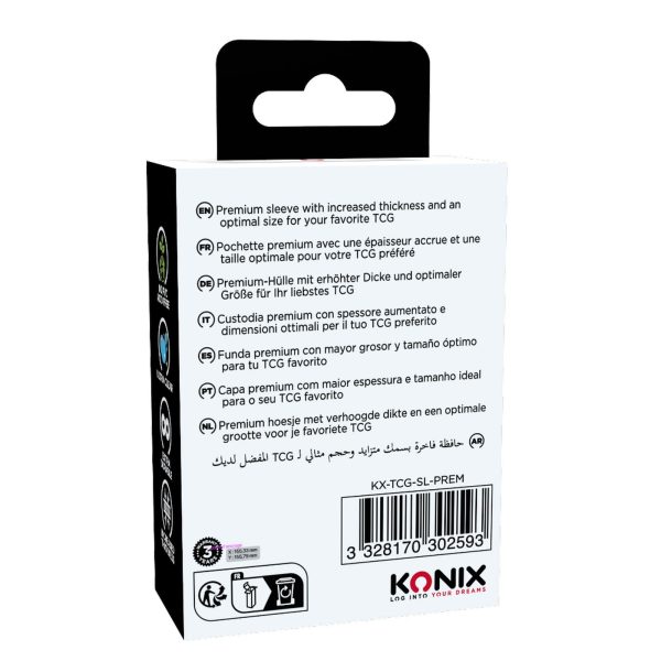 Pack de 100 fundas transparentes Premium 66x91 mm para cartas de TCG - Imagen 2