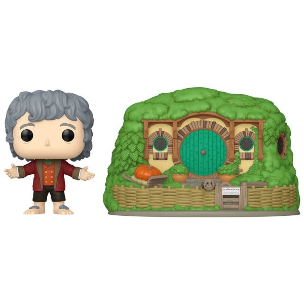 Funko POP Town El Señor de los Anillos Bilbo Baggins with Bag-End - Imagen 2