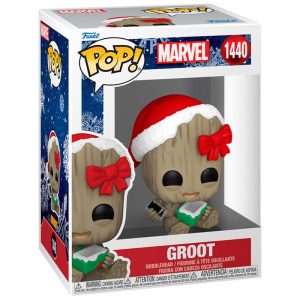 Funko POP Marvel Groot with Present