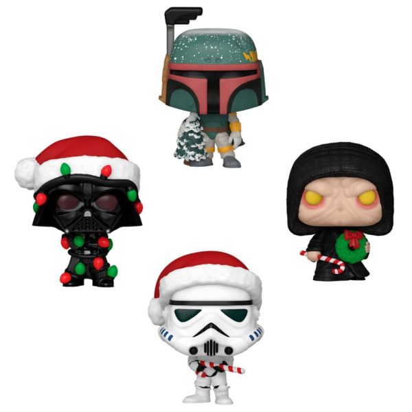 Set de figuras Pocket POP Star Wars con árbol incluido - Imagen 2