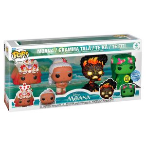 Pack de 4 figuras exclusivas de Vaiana Moana de Disney en blister POP