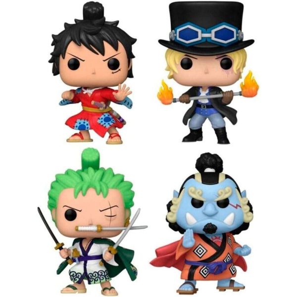 Pack de 4 figuras Funko POP de One Piece exclusivas en Blister - Imagen 2
