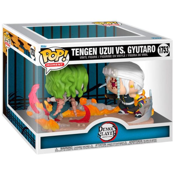 Funko POP Moment Demon Slayer Kimetsu no Yaiba Uzui Tengen VS Gyutaro - Imagen 2