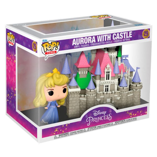 Figura pop Town Disney Princesas Aurora With Castle
