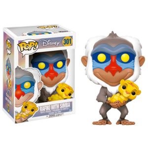 FUNKO POP EL REY LEON RAFIKI CON SIMBA
