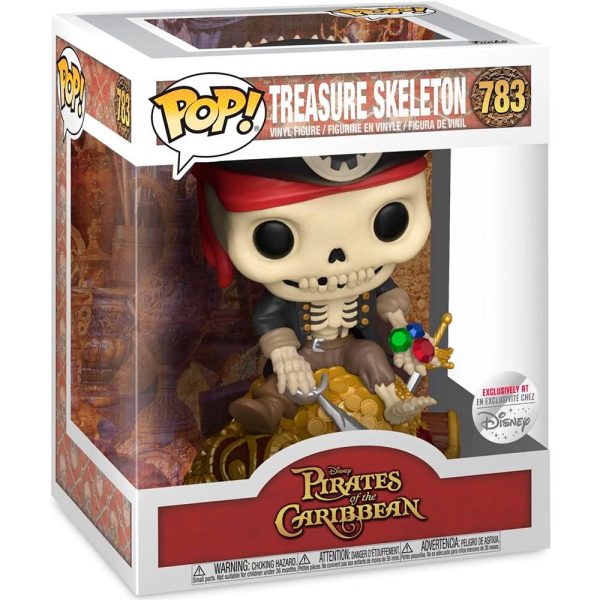 Figura pop Deluxe Piratas del Caribe Treasure Skeleton Exclusive - Imagen 2
