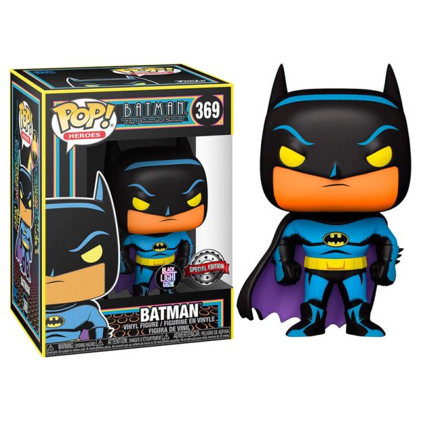 Figura pop dc Comics Batman Black Light Exclusive - Imagen 3