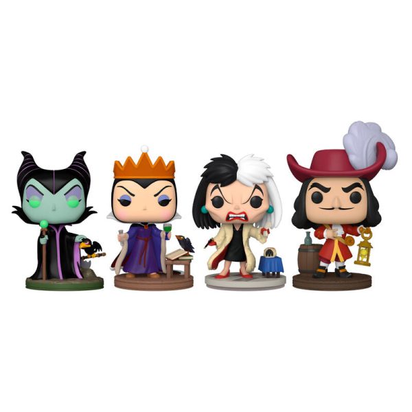 Figura Blister 4 figuras POP Disney Villanos - Imagen 2