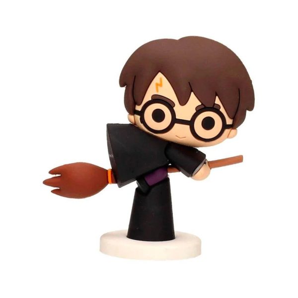 HARRY POTTER NIMBUS CAPA NEGRA MINI FIGURA GOMA HARRY POTTER