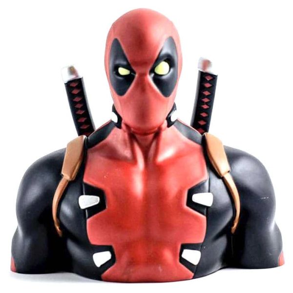 Hucha de Deadpool Marvel con forma de Busto de 20cm