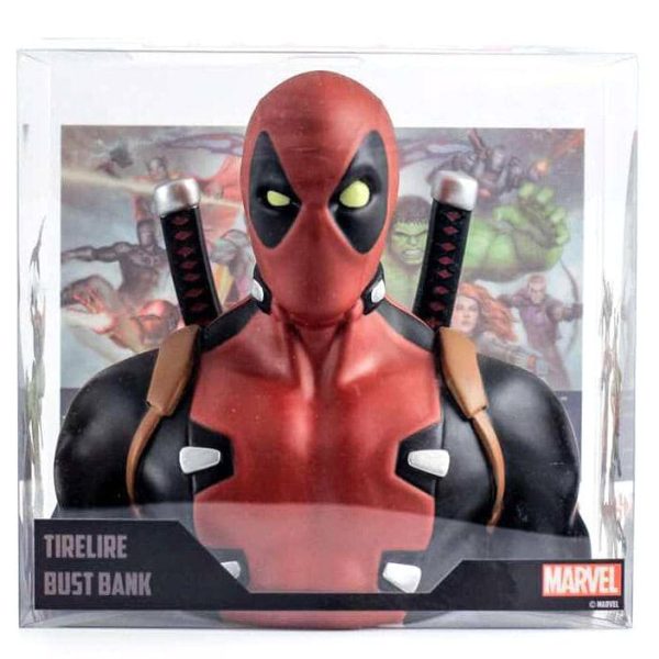 Hucha de Deadpool Marvel con forma de Busto de 20cm - Imagen 2