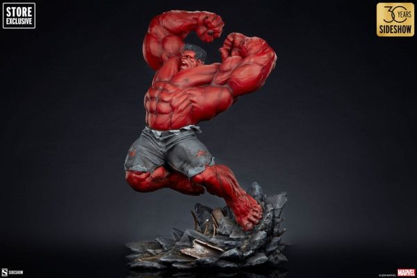 Figura Marvel Estatua Premium Format red Hulk - Imagen 5