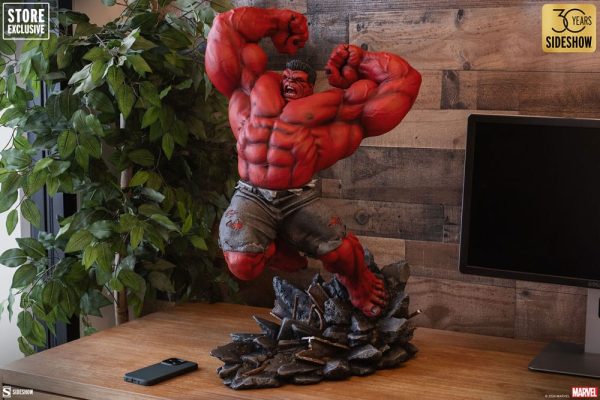Figura Marvel Estatua Premium Format red Hulk - Imagen 2