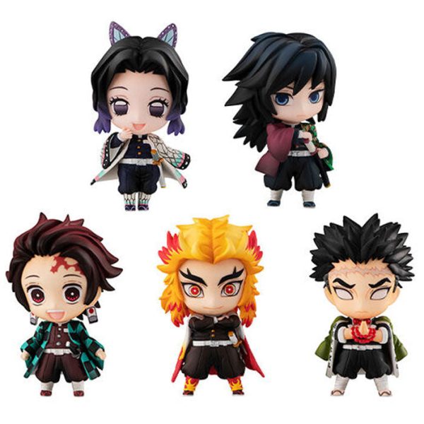 Pack 5 figuras The Hashiras Mascot Demon Slayer Kimetsu No Yaiba Ver.A