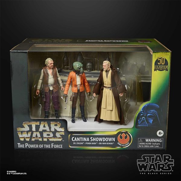 Set figuras The Power Of The Force Cantina Showdown Black Series Star Wars - Imagen 7