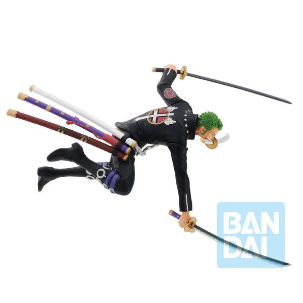 Figura Ichibansho Roronoa Zoro Film red More Beat One Piece 11cm - Imagen 2