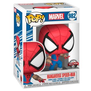 Figura exclusiva de Spider-Man del universo Marvel Mangaverse POP