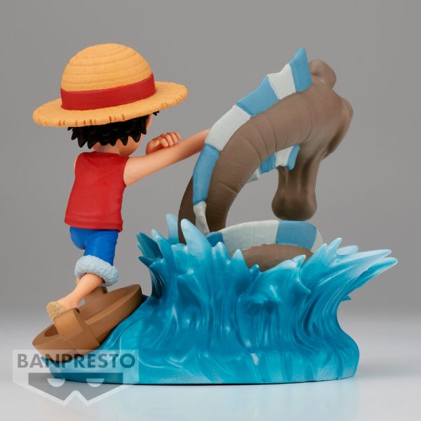 Figura Monkey d Luffy vs Local sea Monster log Stories One Piece 7cm - Imagen 4