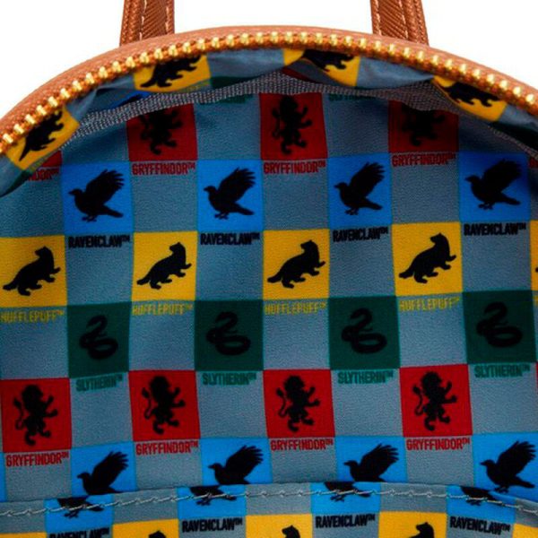 Mochila Snitch Dorada Harry Potter Loungefly 26cm - Imagen 3