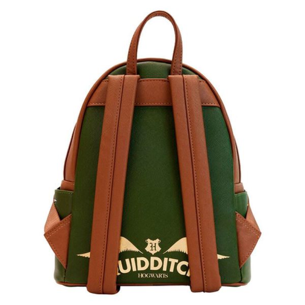Mochila Snitch Dorada Harry Potter Loungefly 26cm - Imagen 4