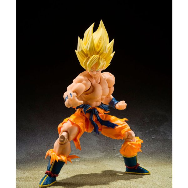 Figura SH Figuarts Super Saiyan Son Goku Dragon Ball Z 14cm - Imagen 3