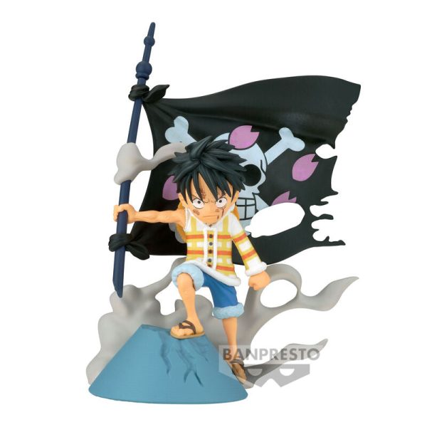 Figura Monkey d Luffy wcf log Stories One Piece 8cm