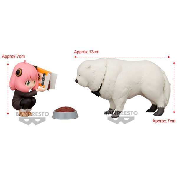 Figura Anya Forger & Bond Forger II Break Time Spy x Family 13cm - Imagen 2