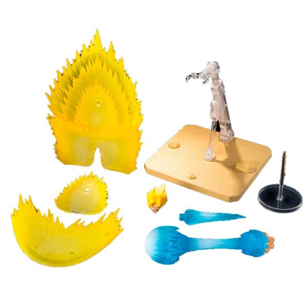 Figura S.H Figuarts Super Saiyan Son Goku Teleport Kamehameha Dragon Ball 15cm - Imagen 2