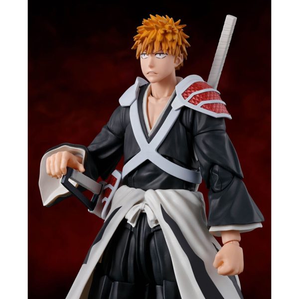 Figura s.h Figuarts Ichigo Kurosaki Dual Zangetsu Bleach 16cm - Imagen 3