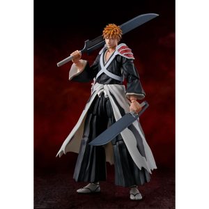 Figura s.h Figuarts Ichigo Kurosaki Dual Zangetsu Bleach 16cm