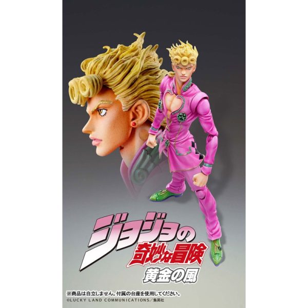 GIORNO GIOVANNA FIG. 15 CM JOJO'S BIZARRE ADVENTURE PART 5 CHOZOKADO RE-RUN - Imagen 3
