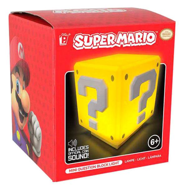 Lampara sonido Mini Question Block Super Mario Bros Nintendo - Imagen 3