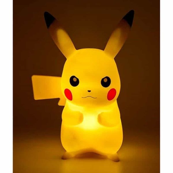 PIKACHU LAMPARA LED 25 CM + CONTROL REMOTO POKEMON