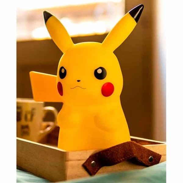PIKACHU LAMPARA LED 25 CM + CONTROL REMOTO POKEMON - Imagen 4