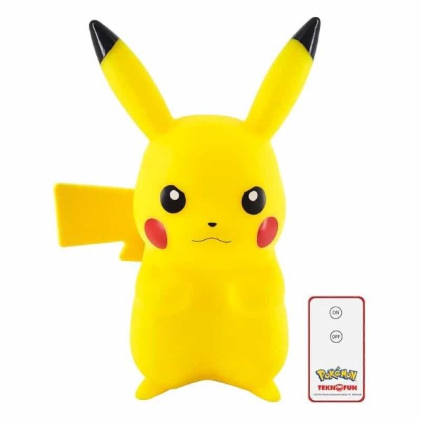 PIKACHU LAMPARA LED 25 CM + CONTROL REMOTO POKEMON - Imagen 2