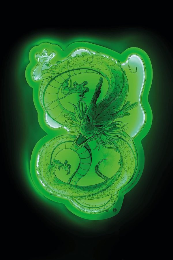SHENRON LAMPARA NEON 40 CM DRAGON BALL-LUZ DECORATIVA - Imagen 2