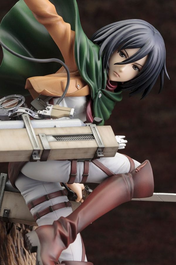 Figura Mikasa Ackerman Attack on Titan Estatua Artfxj 1/8 Renewal Package Ver. 35 CM - Imagen 2