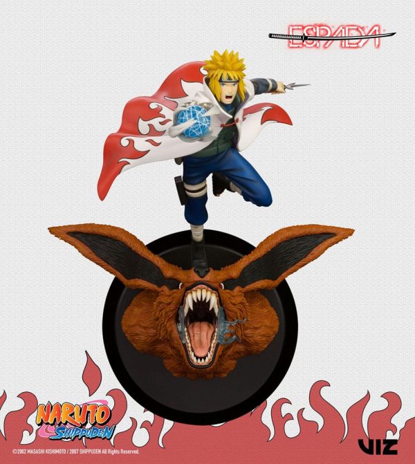 Naruto Shippuden Estatua PVC 1/8 Minato Namikaze Vs Nine Tailed Fox 41 cm - Imagen 2