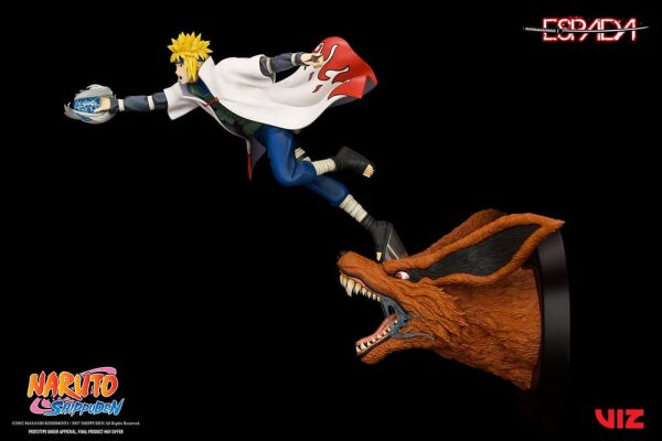 Naruto Shippuden Estatua PVC 1/8 Minato Namikaze Vs Nine Tailed Fox 41 cm - Imagen 4