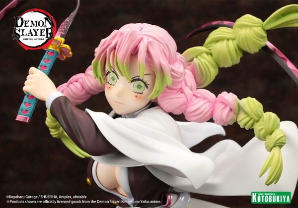Figura Mitsuri Kanroji Kimetsu no Yaiba Estatua Artfxj PVC 1/8 Bonus Edition - Imagen 7
